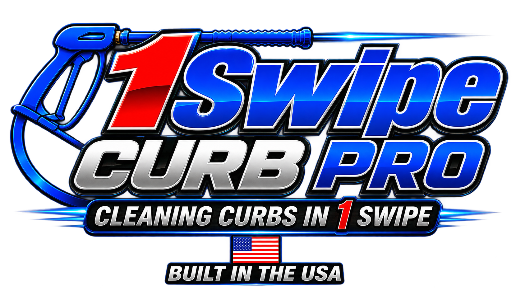 1Swipe Curb Pro — cleaning curbs in 1 swipe